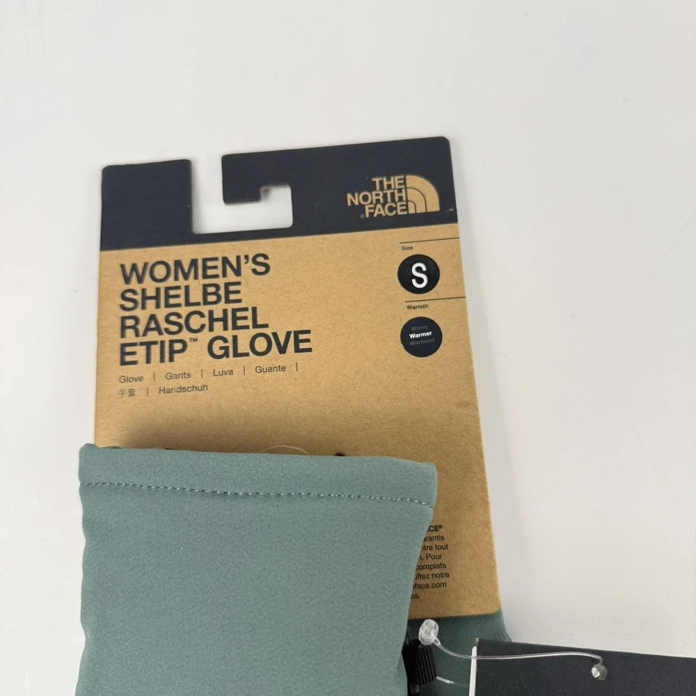 The North Face Gloves Womens Size Small Green Shelbe Raschel Etip Insulated Hike